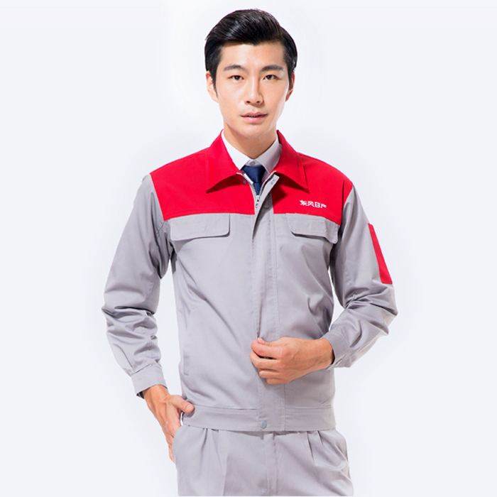 東風日產(chǎn)工作服套裝男 汽修工廠服 JL-QX018
