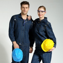 國家電網牛仔服，電焊工作服 JL-NZ001