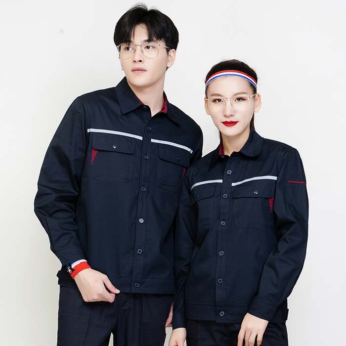 純棉工作服定做 夏裝長袖 JL-GC008